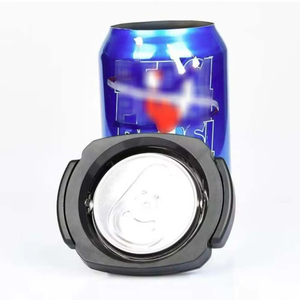 Huyo 2-en-1 Ouvre-boîte multifonctionnel portable et coupe-bouteille, décapsuleur rapide antidérapant, outil de fête en plastique plat - Product Image 3