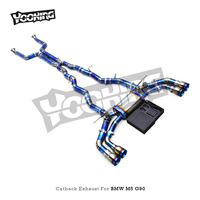 Système d'échappement Catback à soupapes personnalisées pour BMW G90 M5 M6 G99 LCI 4.4T 2024-2025 avec tuyaux en titane OPF, silencieux et télécommande