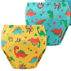 Pantalones de Entrenamiento de Algodón Lavables y Reutilizables de Primera Calidad, Ropa Interior para Bebés, Pantalones de Entrenamiento Absorbentes para Ir al Baño - Product Image 1