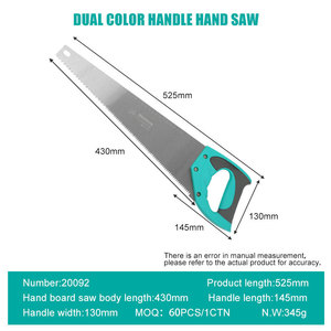 China Factory Production <strong>Hand</strong> <strong>Saw</strong> for <strong>Cutting</strong> Wood Comfortable Ergonomic Non-slip Handle - Product Image 6