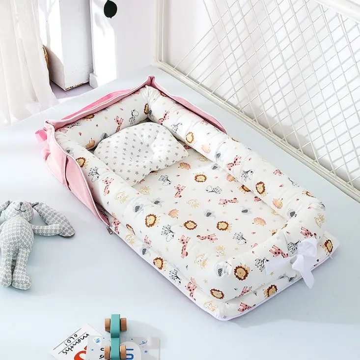 Portable Cotton newborn baby nest bed for baby