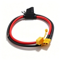 Câble de haute intensité 12AWG avec faisceau de fils en silicone et connecteurs personnalisés XT60 XT30 XT90 pour batterie LiPo RC et drone FPV