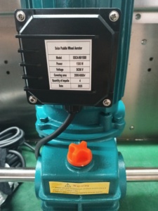 1.5kw Zwembad Aquacultuurmachine 2 Waaier Schoepenrad Beluchter Voor Oxygenatie Van Visvijvers En Garnalenkweek - Product Image 4