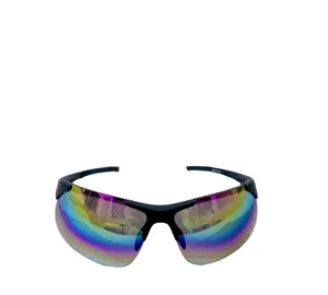 Gafas de conducción UV400 sin marco elípticas de Ciclismo de moda y coloridas para hombres y mujeres gafas de sol