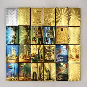 Naipes de Póker de Plástico Resistentes al Agua con Lámina Dorada, Naipes de Póker Creativos Tycoon Gold Texas, Colección Conmemorativa de <span class=keywords><strong>Ajedrez</strong></span> - Product Image 4