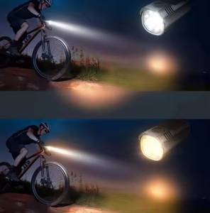 Luz Delantera <span class=keywords><strong>para</strong></span> <span class=keywords><strong>Bicicleta</strong></span>, Recargable, de Alta Luminosidad, con LED de Doble Color, <span class=keywords><strong>para</strong></span> Ciclismo Nocturno en Carretera y Montaña - Product Image 3