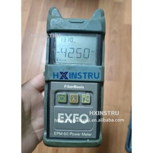 Medidor de Potencia de Fibra Óptica EXFO EPM-50 Fiber Basix P/n: EPM-53-RB - Caja Abierta + Accesorios Adicionales Usado H - Product Image 1