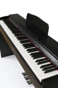 Piano de ação digital elétrico com 88 teclas, piano eletrônico digital de martelo
