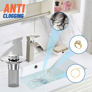 Pop up Bathroom <b>Sink</b> <b>Drainer</b> Stopper Drain Strainer with Hair Catcher - Product Image 2