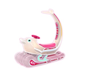 Conception attrayante Kids Amusement Dolphin Voitures à batterie pour Park Stall - Product Image 1