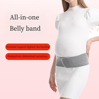 Ceinture de soutien post-partum multifonctionnelle en bambou et coton, respirante et confortable, pour le ventre, tailles S/M/L/XL, certifiée CE