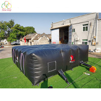 Nouvelle Arène de Laser Tag Gonflable Leap & Labyrinthe Hanté 10m x 10m x 2.3m en Matière Oxford/PVC Mobile pour Fêtes