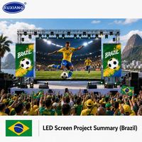 Écran LED géant pour location de fond de scène, mur vidéo intérieur/extérieur pour spectacles en direct, expositions et événements