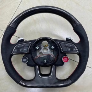 Volant <span class=keywords><strong>de</strong></span> direction en fibre <span class=keywords><strong>de</strong></span> carbone pour <span class=keywords><strong>Audi</strong></span> Q5L A6 Q3 A8L RS3 <span class=keywords><strong>R8</strong></span> : Amélioration et modification du volant <span class=keywords><strong>de</strong></span> direction LED - Product Image 4