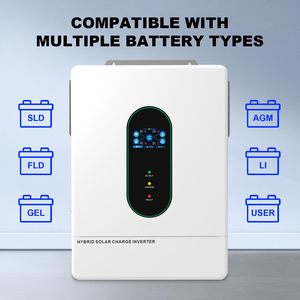 ระบบโซลาร์เซลล์ออลอินวันพร้อมแบตเตอรี่ลิเธียมสำหรับใช้ในบ้าน กำลังไฟ 5kva พร้อมตัวควบคุมการชาร์จ MPPT - Product Image 1