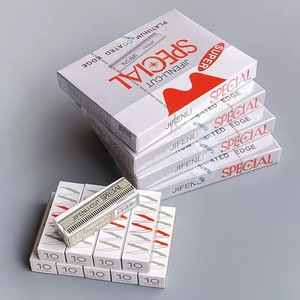 10 Piezas de Depiladores de Cejas Desechables de Acero Inoxidable para Salón, para Dar Forma al Vello Facial - Product Image 3