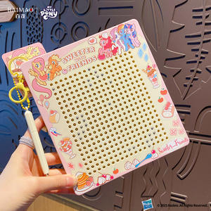 Tavola da disegno magnetica per bambini, Giocattolo educativo antistress per bambini, Portachiavi magnetico educativo per bambini - Product Image 6