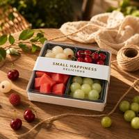 Boîte d'emballage jetable biodégradable de haute qualité pour sushis et salades, avec pelliculage mat, pour usage commercial en restauration rapide