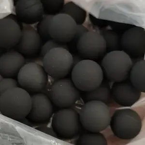 定制高强度工业17毫米18毫米20毫米哑光黑色无缝实心NR三元乙丙丁腈橡胶球