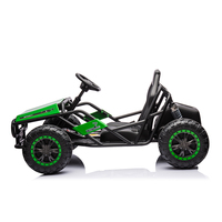 Kart électrique tout-terrain 24V haute performance pour enfants et adultes, kart à pédales robuste pour la plage, buggy de plage