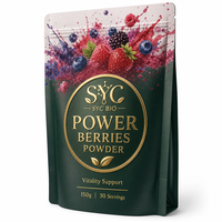 SYC BIO Power Berries Seeds Blend Pure Plant-Based Immune Support Smoothie Friendly Powder 150g 30 Servings Adult Custom