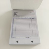 Carnet de commandes thermique autocopiant Glue-Top CK-LING NCR 80x80mm, bloc de factures 3 feuillets, 100% pâte de bois vierge, impression numérique