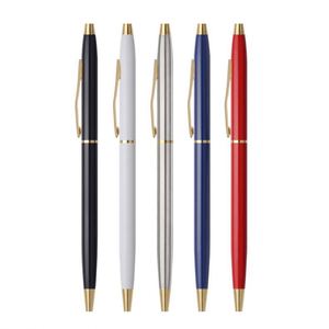 Custom Customized Logo Metal Ballpoint Pen-Multi-Colored Ink <b>Small</b> Size for Student Use Hotel Advertising Business Promotional - Product Image 2
