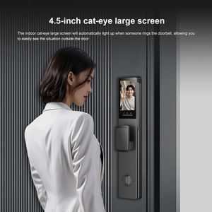 Cnc सटीक उत्कीर्णन स्मार्ट लॉक पाम शिरा फेस पहचान होटल अपार्टमेंट ट्यूया ऐप रिमोट कंट्रोल स्मार्ट लॉक - Product Image 5