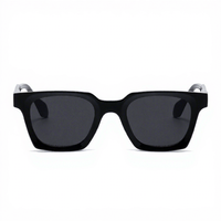 5168 Nouvelles lunettes de soleil carrées à monture intégrale de haute qualité, finition mate, UV400