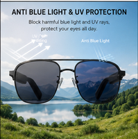 Kacamata Pintar SG11 5.4 Audio Sunglasses UV400 Anti-Blue Light Panggilan Bebas Genggam Musik Eyewear Pengisian Cepat Tipe-C
