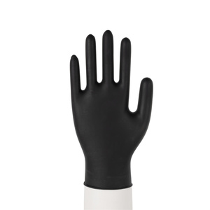 Gants en <span class=keywords><strong>nitrile</strong></span> noirs jetables durables M/<span class=keywords><strong>L</strong></span>/XL, imperméables, compatibles écrans tactiles, antidérapants, sans poudre/sans latex, qualité alimentaire Brillink EN ISO - Product Image 2