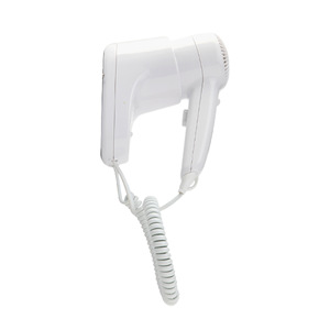 Sèche-cheveux mural 1200W avec buse concentratrice pour usage hôtelier, corps en plastique, moteur AC - Product Image 3