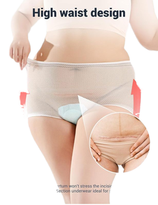 Ropa interior <span class=keywords><strong>desechable</strong></span> de malla de hospital Bragas de poliéster Bragas posparto desechables - Product Image 4