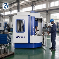 Centre d'usinage vertical à entraînement direct 5 axes U380 |   Table rotative BT40 de précision GSK 0,005 mm 15000 tr/min pour moules médicaux