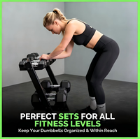 Ensemble d'haltères hexagonales ergonomiques ASTM pour la musculation et les exercices de gym - 55-100 kg