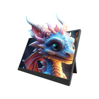 Moniteur portable IPS 21,5 pouces, écran d'e-sport avec haut-parleur intégré, contrôle tactile, écran LCD secondaire externe pour PC PS5 (pour