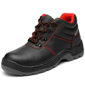 Good quality footwear functional safety boots CE EU-TYPE leather boots zapatos de seguridad steel toe safety shoes