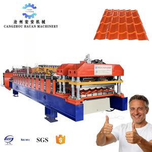 Machine de fabrication de tuiles en acier coloré de haute qualité entièrement automatique - Product Image 1