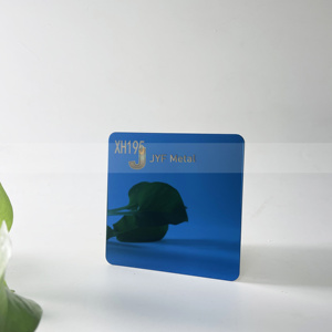 M73 <b>Plate</b> Mirror No.4 <b>Surface</b> Finish 316L Stainless Steel Welding Bending Cutting Customizable Thickness Blue Color Coated JIS - Product Image 5