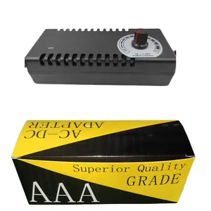 3-12v5a adaptateur d'alimentation à tension réglable pompe à eau pistolet de soufflage gradation contrôle de vitesse adaptateur de contrôle de température 3-12V5A
