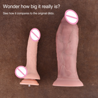 Hismith Dildo en silicone double densité 10,64 pouces, extra épais, 9,86 pouces, insérable, Kliclok, amovible, réaliste, étanche, vente en gros