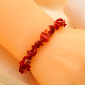 Bracelet Élastique Perlé en Pierres Naturelles Irrégulières, Puces <span class=keywords><strong>de</strong></span> Gemmes, Graviers <span class=keywords><strong>de</strong></span> Cristal Multicolores à Vendre, pour Hommes et Femmes - Product Image 4