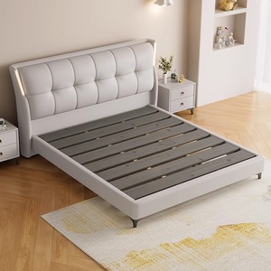 Gunstig modern zacht klein <span class=keywords><strong>bed</strong></span> groot mensengroot zacht <span class=keywords><strong>bed</strong></span> zacht bedframe op de vloer - Product Image 3