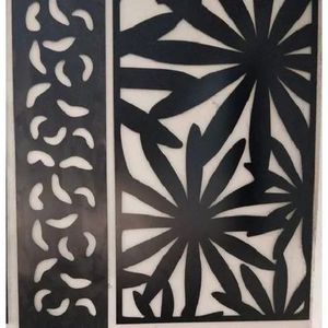 Paneles de Flores Grabados con Láser |   Decoración de Pared Blanca |   Soluciones Personalizadas de Decoración de Interiores - Product Image 2