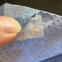 Wasserdichter Bedruckter Polyester Laminierter Vliesstoff Antibakterielle Antistatische Schürze Atmungsaktive Saugfähige Matratzenauflage