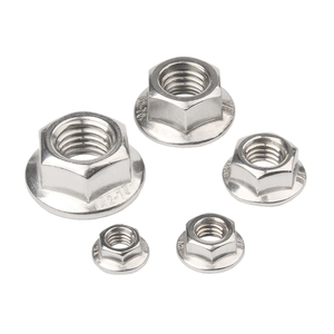Écrou <span class=keywords><strong>à</strong></span> bride en acier au carbone haute résistance, zingué, filetage métrique, fixations antidérapantes pour profilés en aluminium et assemblages mécaniques - Product Image 3
