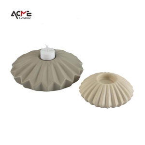 Jarrón al por mayor, <span class=keywords><strong>barato</strong></span>, de cerámica mate, portavelas para decoración de hoteles y hogares, elegante tazón decorativo de sobremesa para hoteles y decoración del hogar. - Product Image 6
