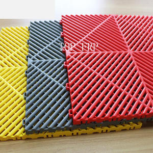 Venta caliente plástico PP azulejo antideslizante enclavamiento baldosas al aire libre interior - Product Image 2