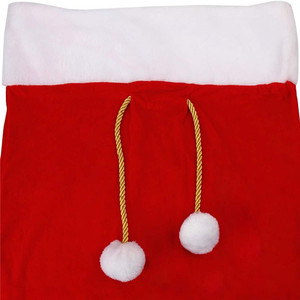 Sacchetto Regalo Personalizzato Oversize 70*100cm con Cordoncino, Decorazione Natalizia in Velluto con Babbo <span class=keywords><strong>Natale</strong></span> per Sublimazione - Product Image 4