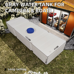 Customizejfpc Camper nhà bếp màu xám bể nước cho du lịch Trailer Motorhome Thuyền biển Tuổi thọ dài bể tự hoại Caravan - Product Image 2